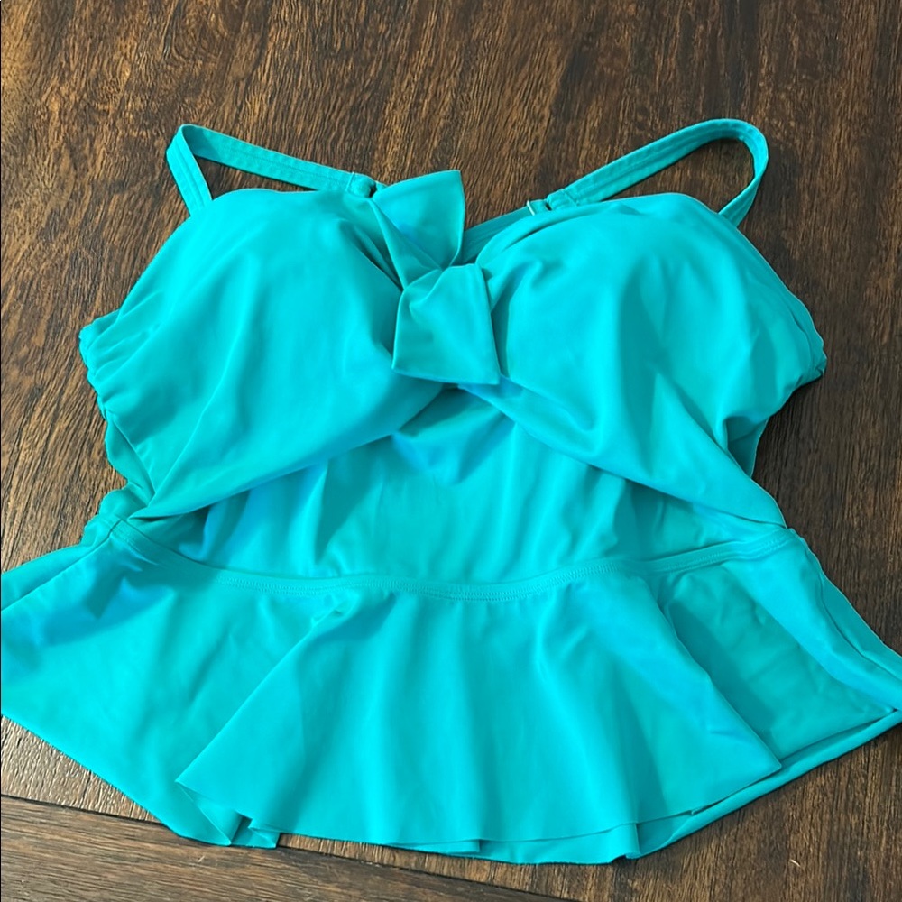 Torrid Teal Bikini Top